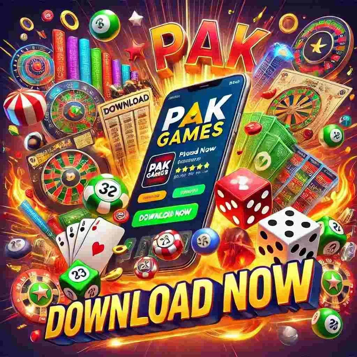 Pak Games App Interface